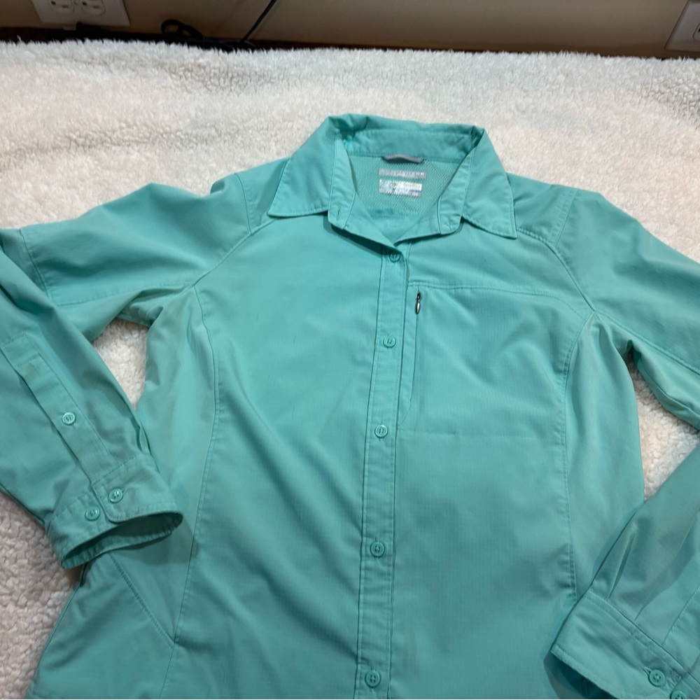 Columbia Aqua Long Sleeve Shirt | OMNI Shade | LARGE
